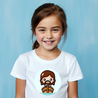 T-Shirt Mini Jesus - No Barco