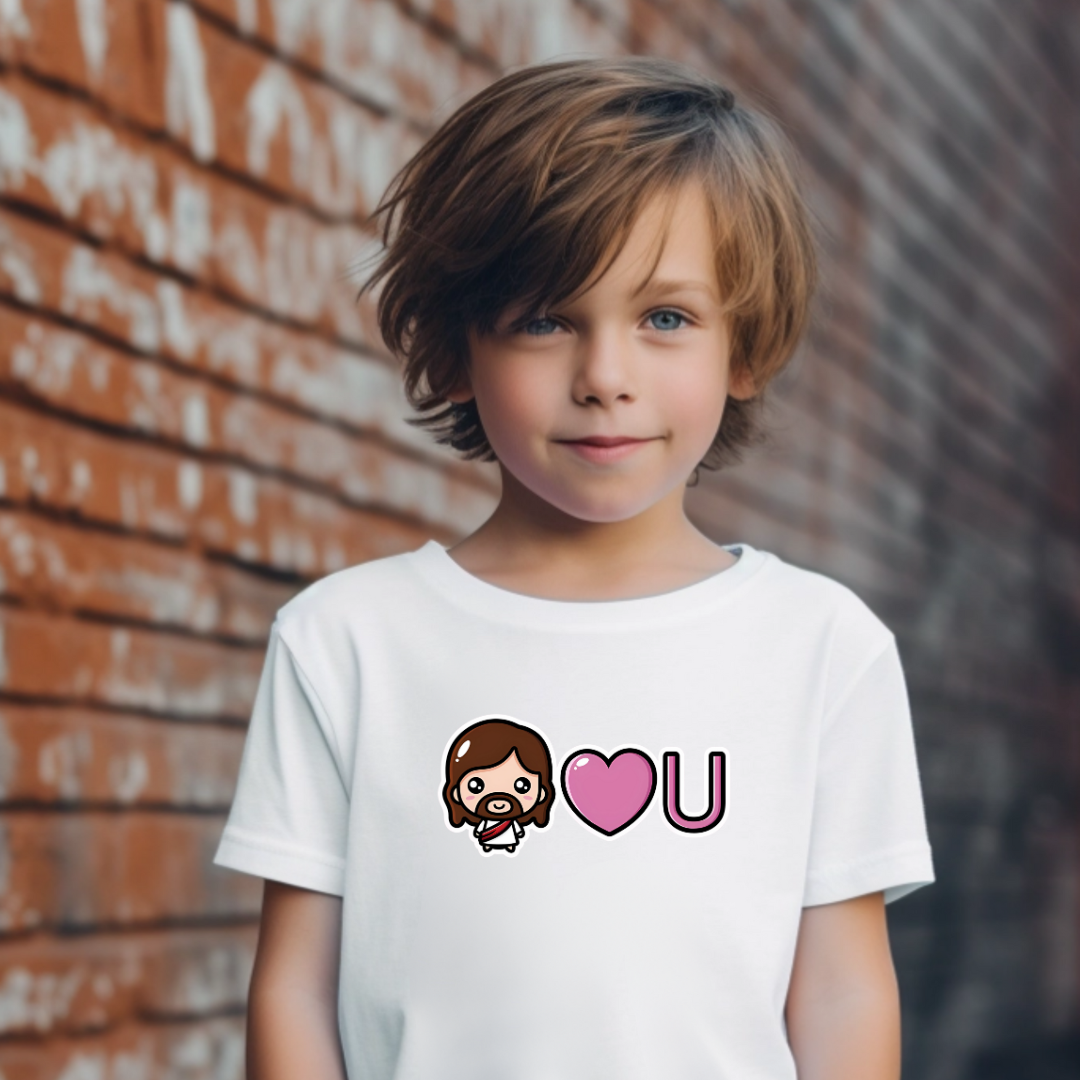 T-Shirt Mini Jesus - Love You