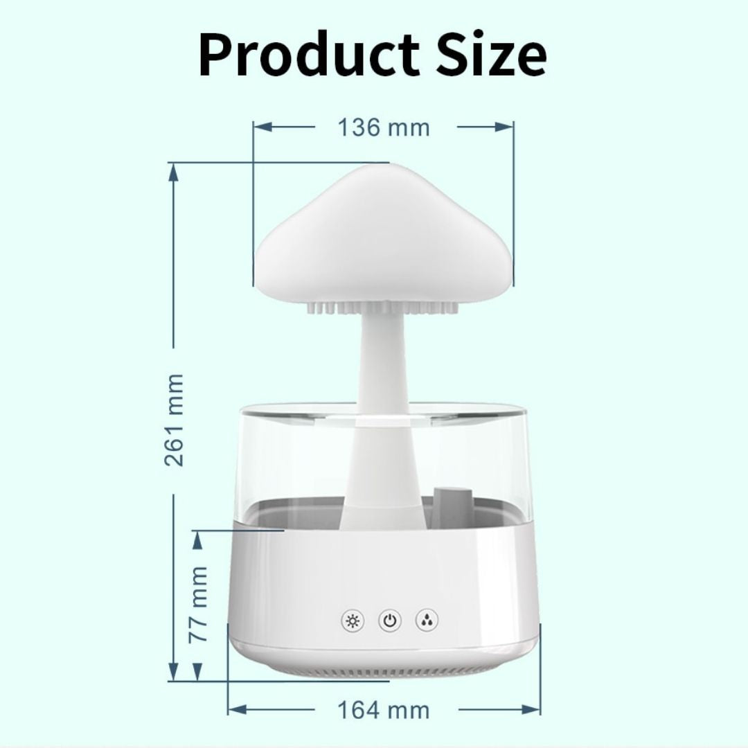 Mushroom Rain - Air Humidifier Electric and Aroma Diffuser