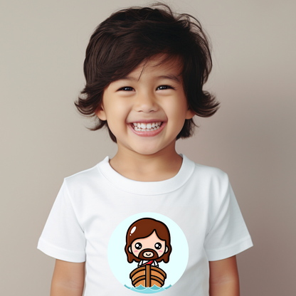 T-Shirt Mini Jesus - No Barco