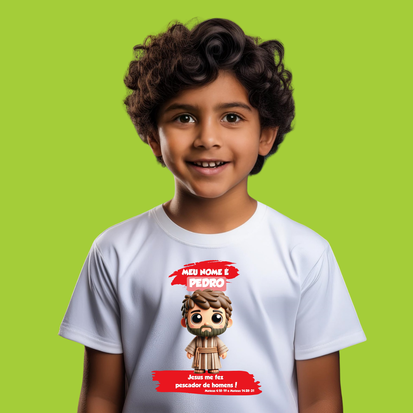 T-Shirt Amigos da Bíblia - PEDRO