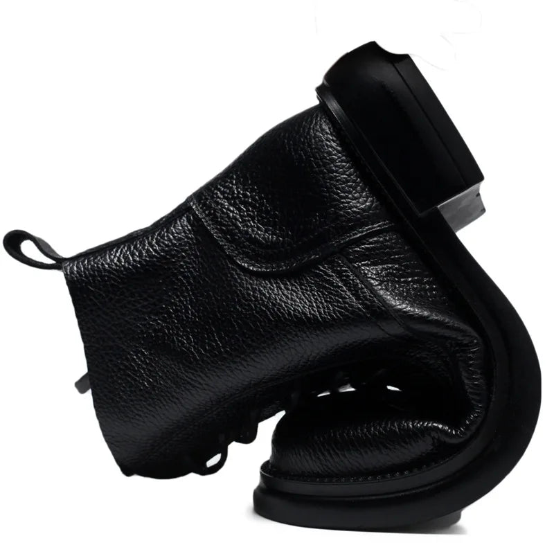 Ankle Boots Genuine Leather - Bia