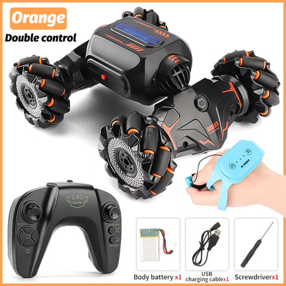 Twist & Drift RC Stunt Car - Gesture Sensing Remote Control Toy for Kids and Adults