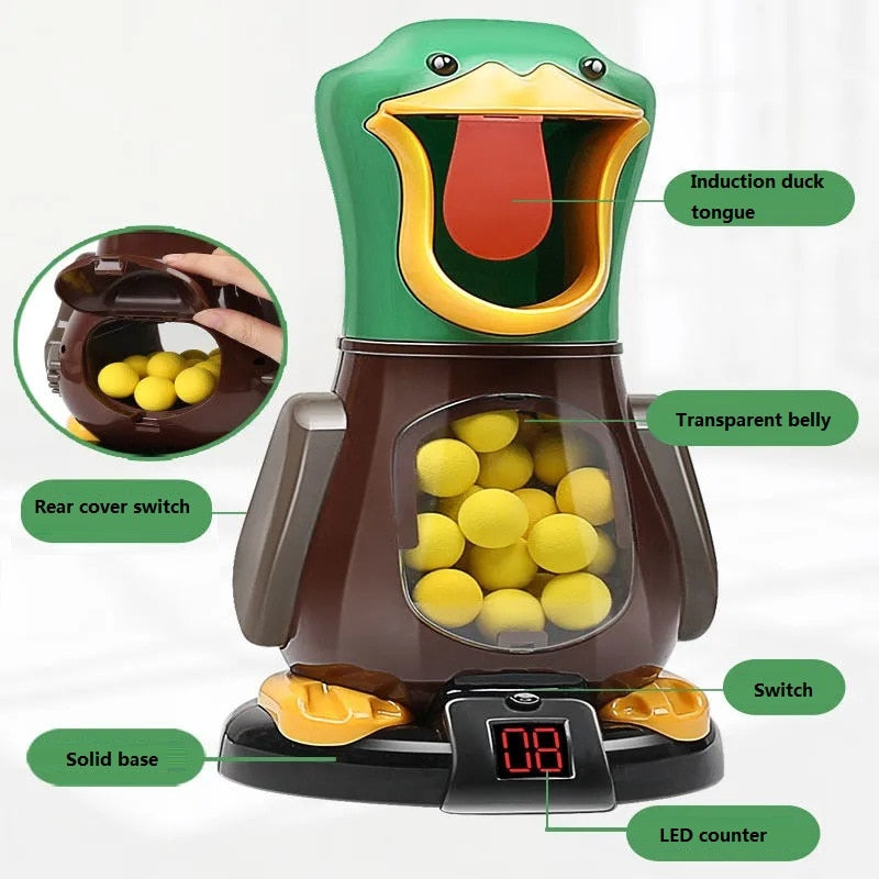 Hungry Duck - Unleash Fun with Endless Foam Ball Action