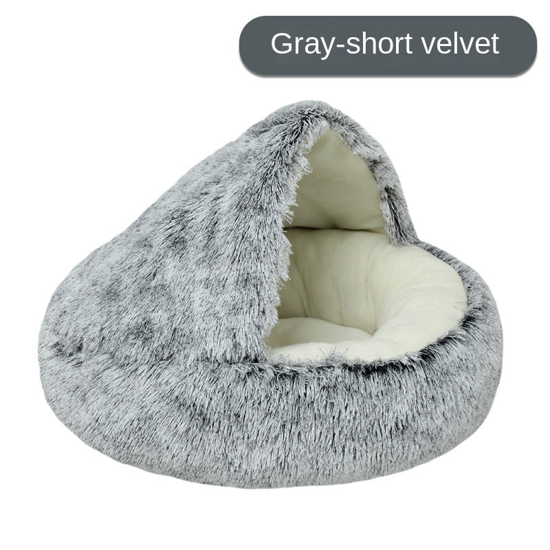 SnugglePaws Pet Haven - Plush Bed for Cats and Dogs