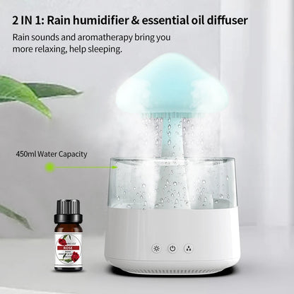 Mushroom Rain - Air Humidifier Electric and Aroma Diffuser