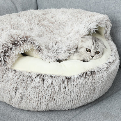 SnugglePaws Pet Haven - Plush Bed for Cats and Dogs