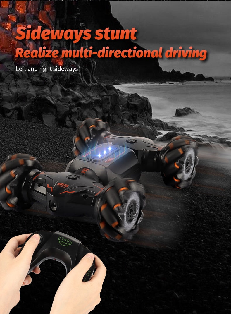 Twist & Drift RC Stunt Car - Gesture Sensing Remote Control Toy for Kids and Adults