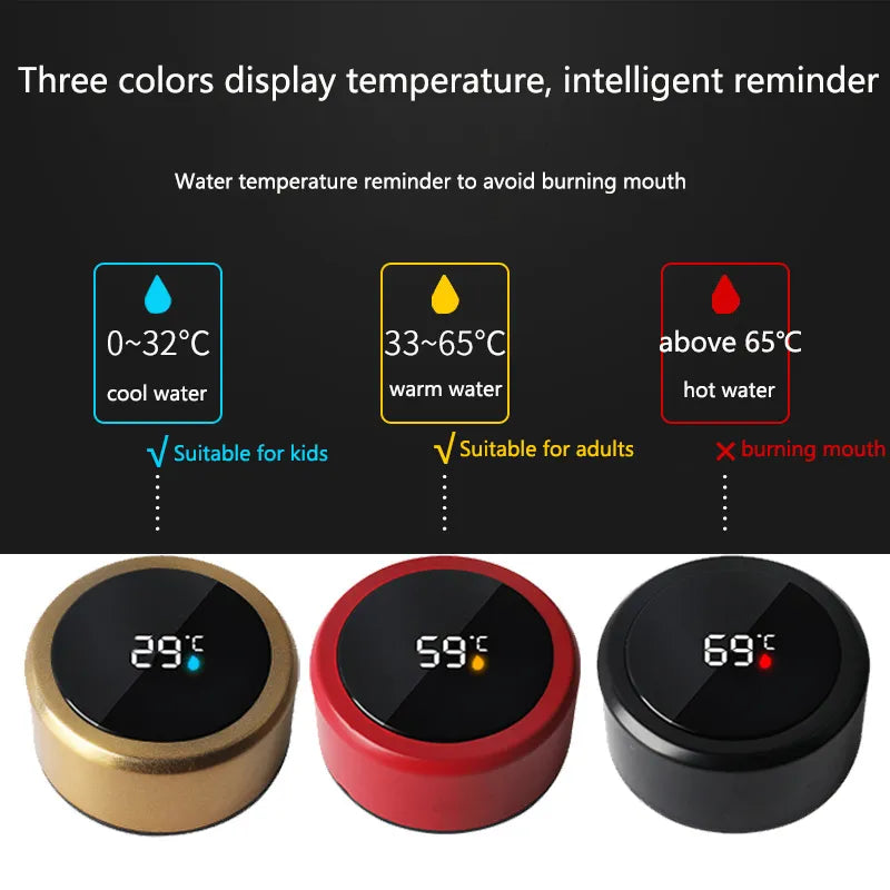 Smart Digital Thermal Bottle Stainless Steel