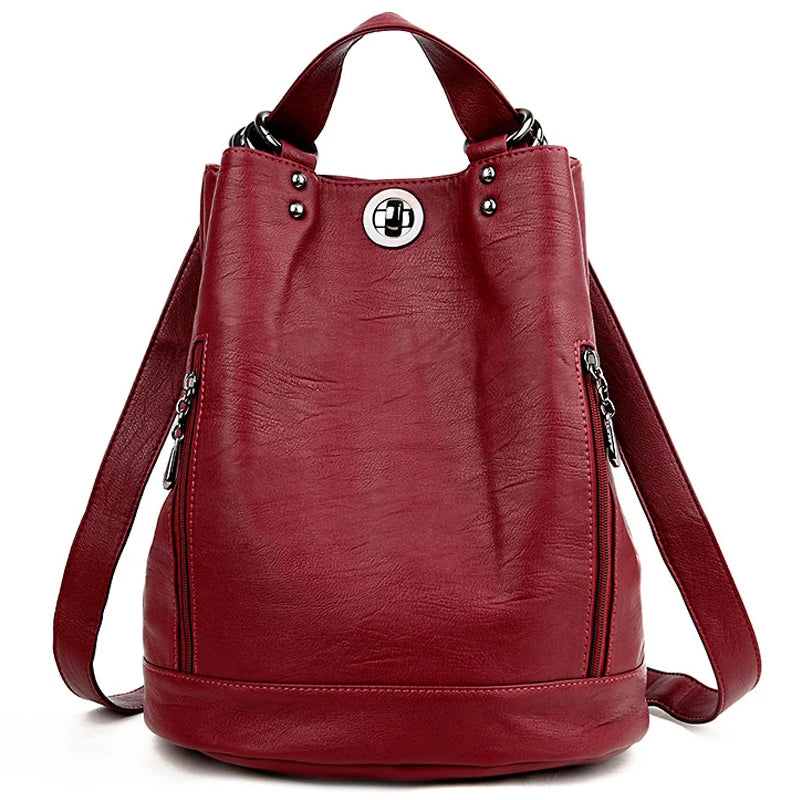 Women's Leather Backpack Oran Store