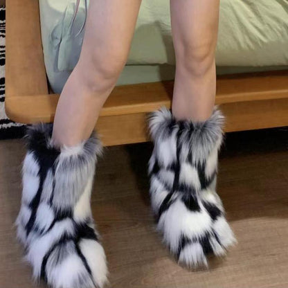 Ava's Frosty Fashion Forward Boots