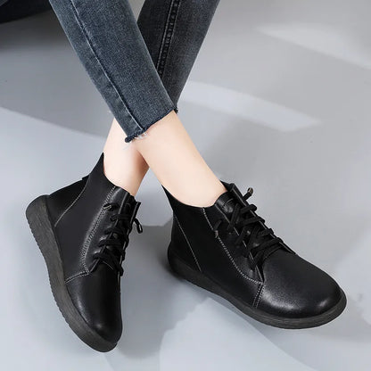 Ankle Boots Genuine Leather Non-Slip - Carmen