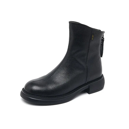 Ankle Boots Genuine Leather