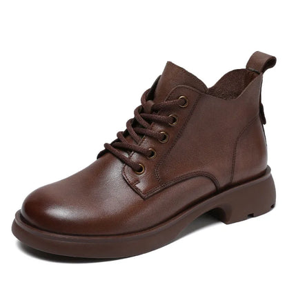 Women's Boots in Genuine Leather - Louise