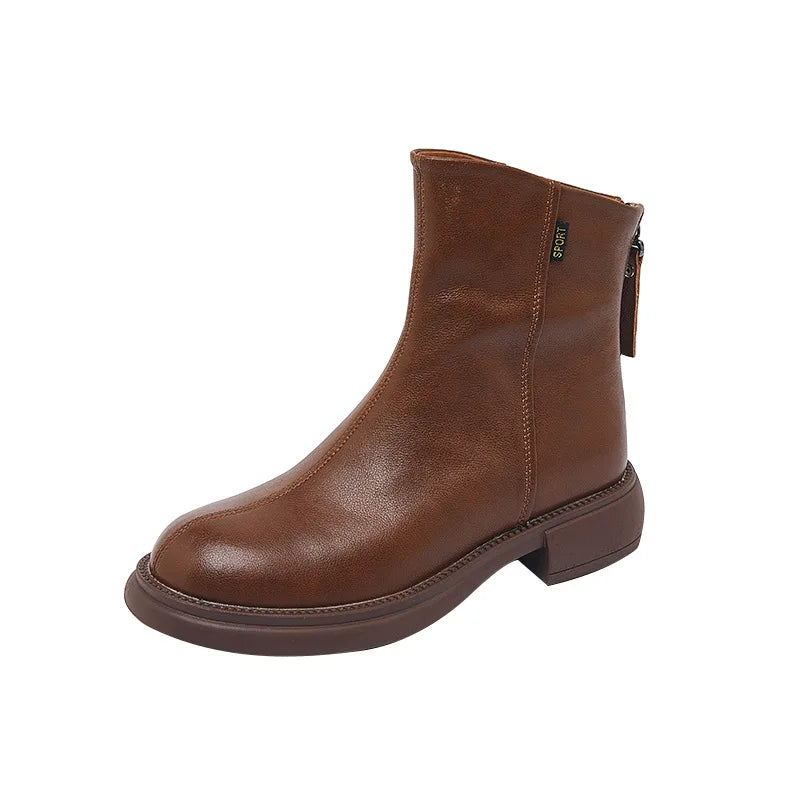 Ankle Boots Genuine Leather