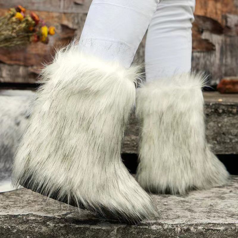 Ava's Frosty Fashion Forward Boots