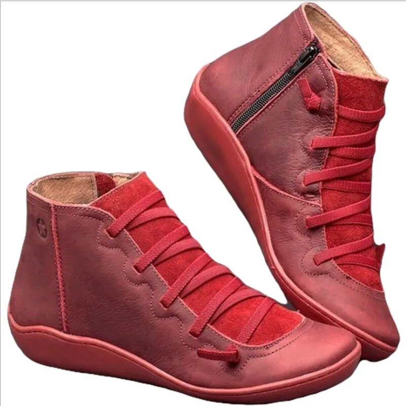 Women's Boots Red - The Oran Store