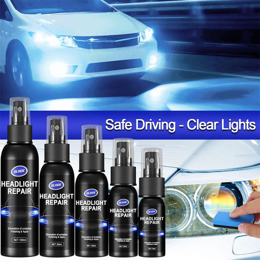 Car Headlight Polishing Repair  - Fluid Cleaner Oxidation Remover