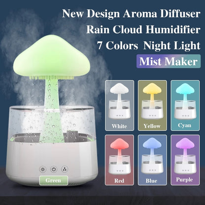 Mushroom Rain - Air Humidifier Electric and Aroma Diffuser